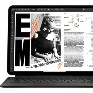 Apple iPad Pro (7th Generation) A2925 Tablet - 13" - Apple M4 - 16 GB - 1 TB Storage - Space Black - M4 Deca-core (10 Core
