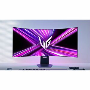 LG UltraGear 45GX950A-B 45" Class 5K2K WUHD Curved Screen Gaming OLED Monitor - 21:9 - Black - 44.5" Viewable - OLED - 512