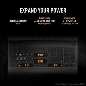 TUF Gaming A16 FA608 FA608UP-RV018 40.6 cm (16") Gaming Notebook - Full HD Plus - 165 Hz - AMD Ryzen 7 260 - 16 GB - 1 TB 