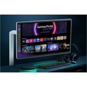 LG 32U889SA-W 32" Class Smart LCD Touchscreen Monitor - 16:9 - 5 ms - 31.5" Viewable - 3840 x 2160 - 4K UHD - In-plane Swi