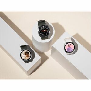 Samsung Galaxy Watch9 SM-L340 Smart Watch - 42.70 mm Case Height - 40.40 mm Case Width - Cream Body Color - Cream Band Col