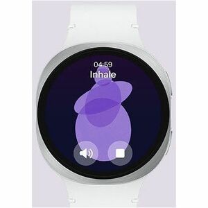 Samsung Galaxy Watch8 SM-L330 Smartwatch - 46 mm Case Height - 43,70 mm Case Width - Silber Case Color - Weiß Band Color -