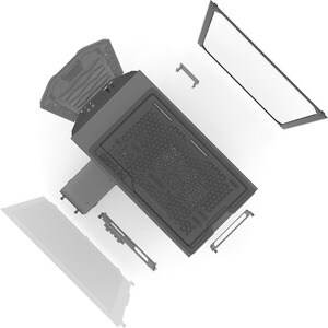 be quiet! Pure Base 500 FX Computer Case - ATX Motherboard Supported - Midi Tower - Acrylonitrile Butadiene Styrene (ABS),