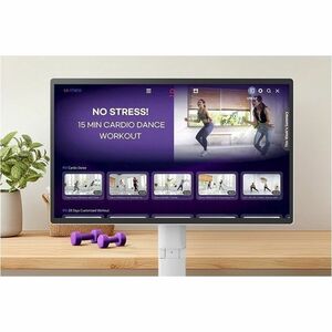 LG 32U889SA-W 32" Class Smart LCD Touchscreen Monitor - 16:9 - 5 ms - 31.5" Viewable - 3840 x 2160 - 4K UHD - In-plane Swi