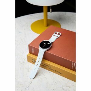 Samsung Galaxy Watch8 SM-L335F Smart Watch - 46 mm Case Height - 43.70 mm Case Width - Silver Body Color - Silver Case Col