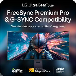 LG UltraGear 45GX950A-B 45" Class 5K2K WUHD Curved Screen Gaming OLED Monitor - 21:9 - Black - 44.5" Viewable - OLED - 512