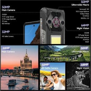 Ulefone Armor 30 512 GB Rugged Smartphone - 17.7 cm (7") LCD Full HD Plus 1080 x 2460 - Octa-core (Cortex A76Dual-core (2 