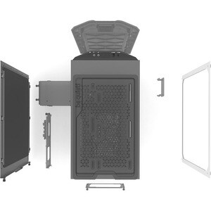 be quiet! Pure Base 500 FX Computergehäuse - ATX, Micro ATX, Mini ITX Motherboard Supported - Midi-Tower - Acrylnitril-But
