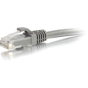 C2G 10ft Cat6 Ethernet Cable - Snagless Unshielded (UTP) - Gray - Category 6 for Network Device - RJ-45 Male - RJ-45 Male 