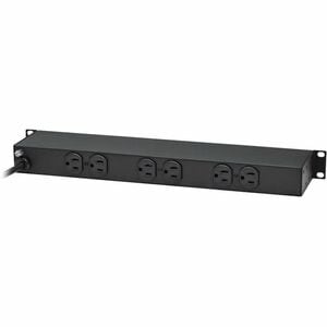 Eaton Tripp Lite Series 1U Rack-Mount Power Strip, 120V, 15A, 5-15P, 12 Outlets (6 Front-Facing, 6-Rear-Facing), 15 ft. (4