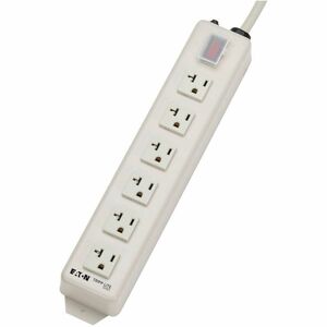 Eaton Tripp Lite Series Power It! 6-Outlet Power Strip, 15 ft. (4.57 m) Cord, 5-20P Plug, Metal Housing - NEMA 5-20P - 6 N