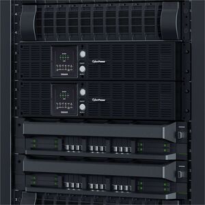 CyberPower CPS1500AVR Smart App LCD UPS Systems - 1500VA/900W, 120 VAC, NEMA 5-15P, Rack / Tower, 8 Outlets, PowerPanel® B