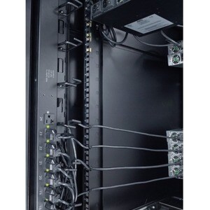 APC by Schneider Electric AR8442 Cable Organizer - Black - Cable Manager - 0U Rack Height