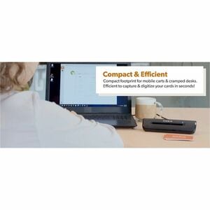Ambir PS667 Simplex A6 ID Card Scanner - 48 bit Color - 24 bit Grayscale