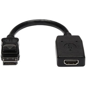 StarTech.com DisplayPort to HDMI Adapter, 1080p DP to HDMI Adapter/Video Converter, VESA Certified, DP to HDMI Monitor/Dis