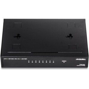 TRENDnet 8-Port Unmanaged Gigabit GREENnet Desktop Metal Switch, Fanless, 16Gbps Switching Capacity, Plug & Play, Network 