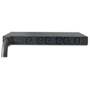 APC by Schneider Electric Basic Rack 22kW PDU - Basic - 6 x IEC 60320 C19 - 22 kW - 2.44 m Cord Length - 1U - Rack-mountable