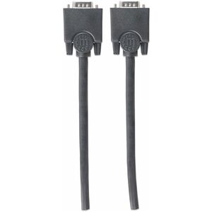 Manhattan Cable para monitor SVGA - Extremo Secundario: 1 x 15-pin HD-15 - Male - Cable divisor - Apantallado - Níquel Con