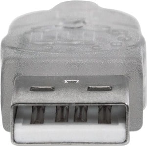 Manhattan Cable USB V2.0 Ext. 4.5M Plata - Cable for Impresora, Teclado, Computador, Dispositivo periférico - 480Mbit/s - 
