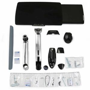 Ergotron Mounting Arm for Keyboard, Mouse, LCD Display - Polished Aluminum - 2.27 kg Load Capacity - Aluminium