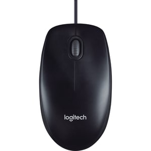 Logitech M90 Mouse - USB - Optical - Cable - 1000 dpi - Scroll Wheel - Symmetrical