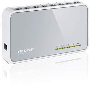 TP-LINK TL-SF1008D - 8-Port 10/100Mbps Fast Ethernet Switch - Desktop Ethernet Splitter - Ethernet Hub - Plug and Play - F