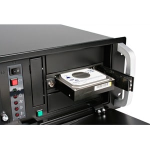 StarTech.com 5.25in Trayless Hot Swap Mobile Rack for 3.5in Hard Drive - Internal SATA Backplane Enclosure - 1 x HDD Suppo