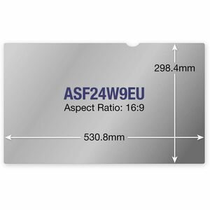 Targus ASF24W9EU Anti-glare Privacy Screen Filter - For 61 cm (24") Widescreen LCD Monitor, Desktop/Laptop - 16:9 - Blue L