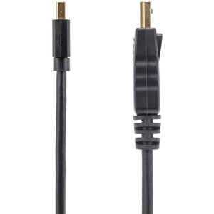 StarTech.com 10ft (3m) Mini DisplayPort to DisplayPort 1.2 Cable, 4K x 2K mDP to DisplayPort Adapter Cable, Mini DP to DP 