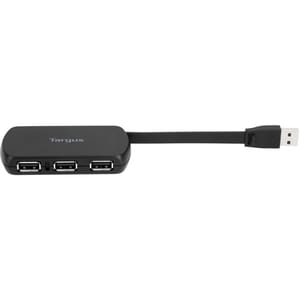 Targus ACH114EU USB Hub - USB - External - Black - 4 Total USB Port(s) - 4 USB 2.0 Port(s) - PC, Mac