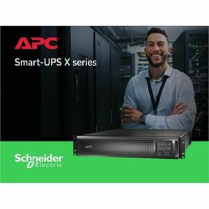 APC Smart-UPS X, Line Interactive, 2000VA, Rack/tower convertible 2U, 100V-127V, 3x 5-15R+3x 5-20R+1x L5-20R NEMA, SmartSl