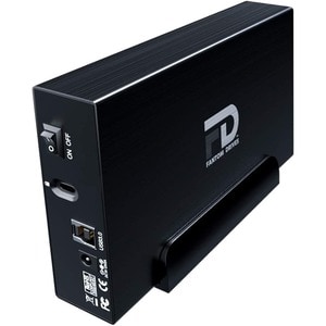 Fantom Drives 1TB External Hard Drive - GFORCE 3 - USB 3, Aluminum, Black, GF3B1000U - 1TB External Hard Drive - USB 3 - G