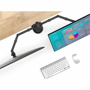 SIIG Articulating Dual Monitor Desk Mount - 17" to 32" - Height Adjustable - 2 Display(s) Supported - 17" to 32" Screen Su