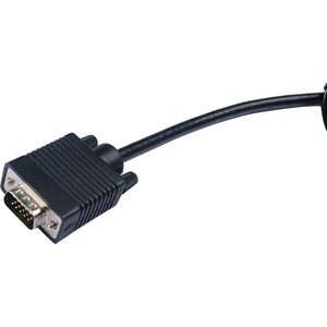 Cable vidéo V7 V7E2VGA-02M-BLK - 2,01 m VGA - Cable for Moniteur, PC, HDTV, Projecteur, Appareil vidéo - Rallonge -  xPren