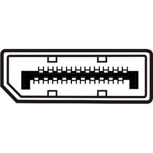 Digitus DisplayPort Adapter / Konverter. Kabellänge: 0,15 m, Anschluss 1: DisplayPort, Anschluss 2: HDMI. Verpackungsbreit