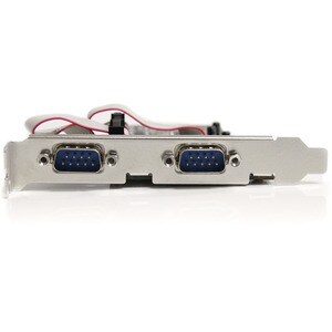 StarTech.com 4 Port PCIe Serial Adapter Card with 16550 - Add 4 RS-232 serial ports to your standard or small form factor 