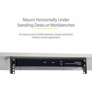 StarTech.com 2U 19in Steel Vertical Wall Mount Equipment Rack Bracket - Mount a server, network or telecommunications devi