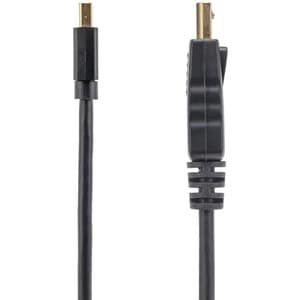 StarTech.com 10ft (3m) Mini DisplayPort to DisplayPort 1.2 Cable, 4K x 2K mDP to DisplayPort Adapter Cable, Mini DP to DP 