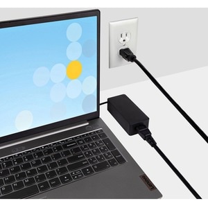 StarTech.com 3ft (1m) Laptop Power Cord, NEMA 5-15P to C5 (Clover Leaf), 10A 125V, 18AWG, Laptop Replacement Cord, Power B