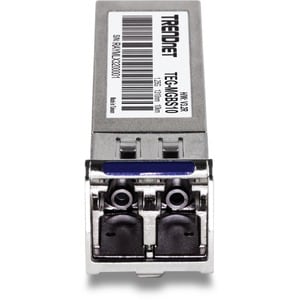 TRENDnet TEG-MGBS10 SFP (mini-GBIC) - 1 x LC Duplex Gigabit Ethernet - TAA Compliant - For Data Networking - Optical Fiber