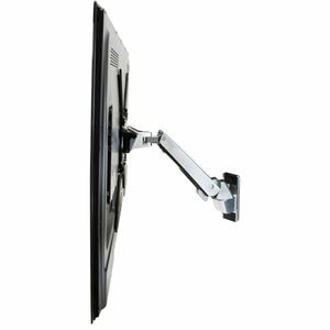 Ergotron Interactive Mounting Arm for TV - Polished Aluminum - Height Adjustable - 76.2 cm to 165.1 cm (65") Screen Suppor