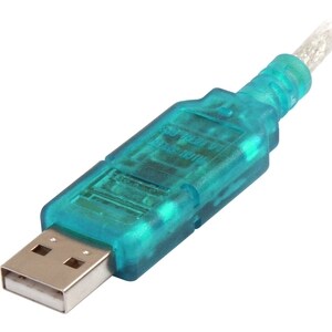 StarTech.com USB 2.0 auf Seriell Adapter Kabel - USB zu RS232 / DB9 Konverter 0,9m - Anschluss 1: USB A, Stecker - Schwarz