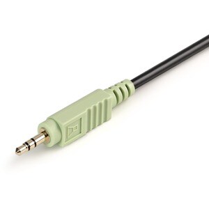 StarTech.com 3 m 4-in-1 USB DVI KVM-Kabel mit Audio und Mikrofon - Erster Anschluss: 1 x DVI-I Stecker Digital Video, Erst