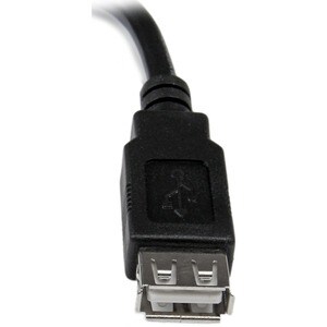 StarTech.com 15cm USB 2.0 Verlängerung - USB-A Verlängerungskabel St/Bu - Cable for Notebook, Flash-Laufwerk, Desktop-Comp