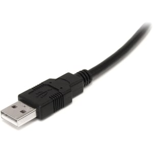StarTech.com 10m Aktives USB 2.0 A auf B Kabel - Stecker/Stecker - Schwarz - Cable for Peripheriegerät - 480 Mbit/s - Absc