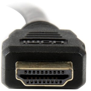 StarTech.com 1m HDMIÂ® to DVI-D Cable - M/M - 1 x HDMI Male Digital Audio/Video - 1 x DVI-D Male Digital Video - Gold-plat