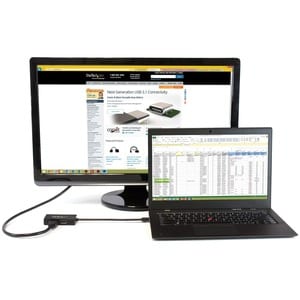 StarTech.com Travel A/V adapter - 3-in-1 Mini DisplayPort to DisplayPort DVI or HDMI converter - 1 x 20-pin Mini DisplayPo