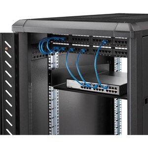 StarTech.com 2U Server Rack Cabinet Shelf - Fixed 22" Deep Cantilever Rackmount Tray for 19" Data/AV/Network Enclosure w/c