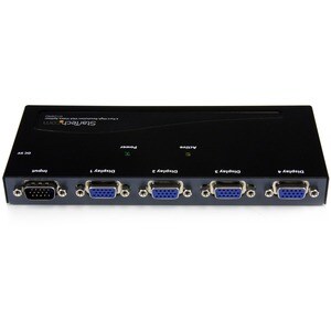 StarTech.com Duplicador Divisor de Video VGA de 4 puertos 350MHz - Splitter Multiplicador 4 Salidas HD15 - 2048 x 1536 - 3