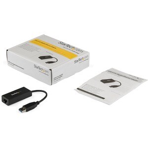 StarTech.com USB to Ethernet Adapter, USB 3.0 to 10/100/1000 Gigabit Ethernet LAN Adapter, USB to RJ45 Adapter, TAA Compli